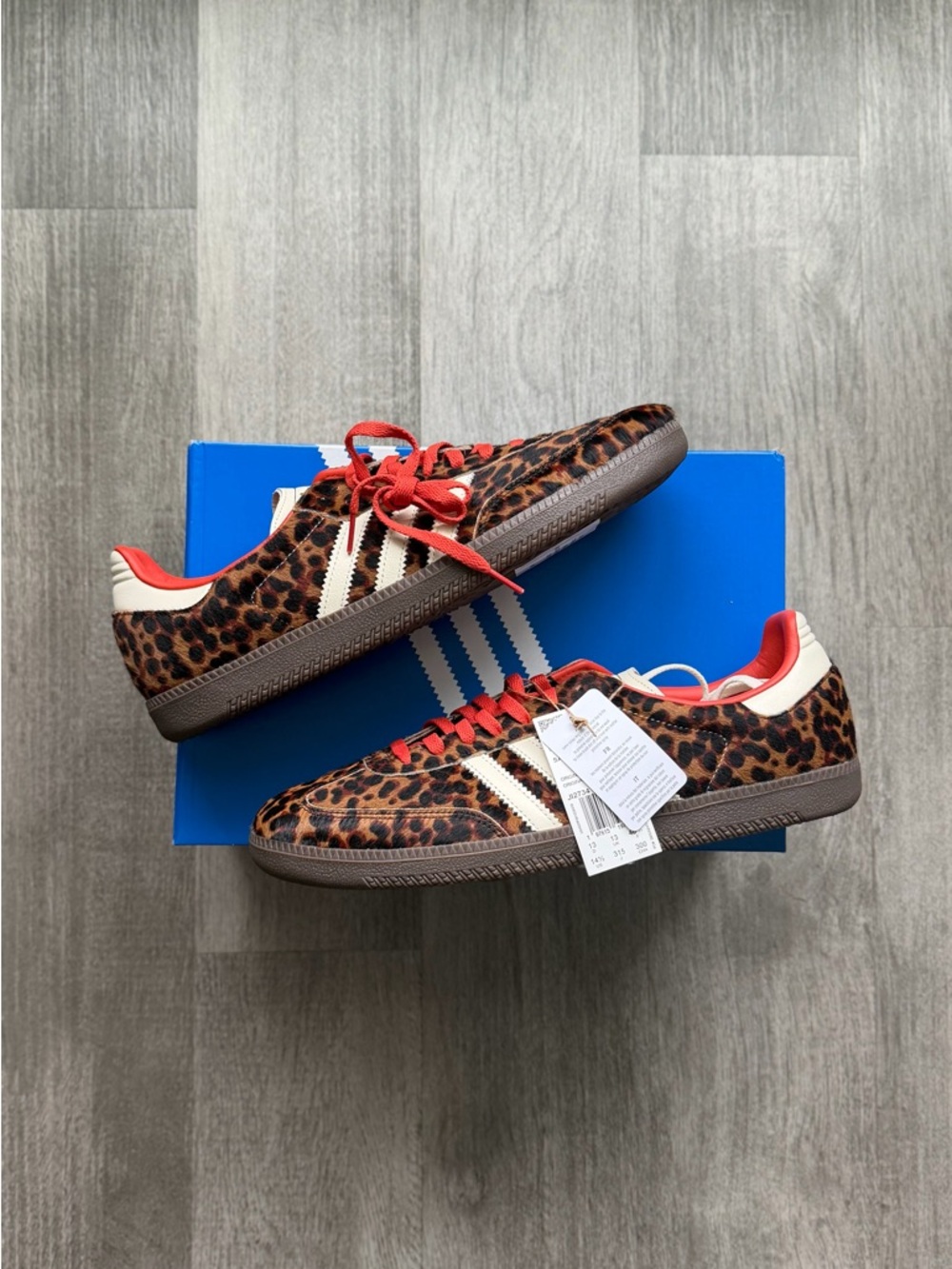 Adidas Leopard-Print Sambas